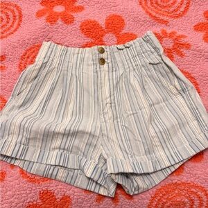 American Eagle Outfitters High Waist Striped Shorts